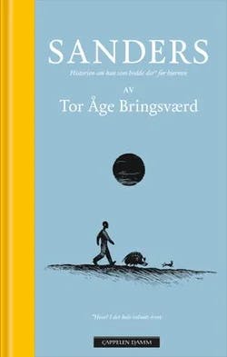 Omslag: "Sanders : historien om han som bodde der★ før bjørnen" av Tor Åge Bringsværd