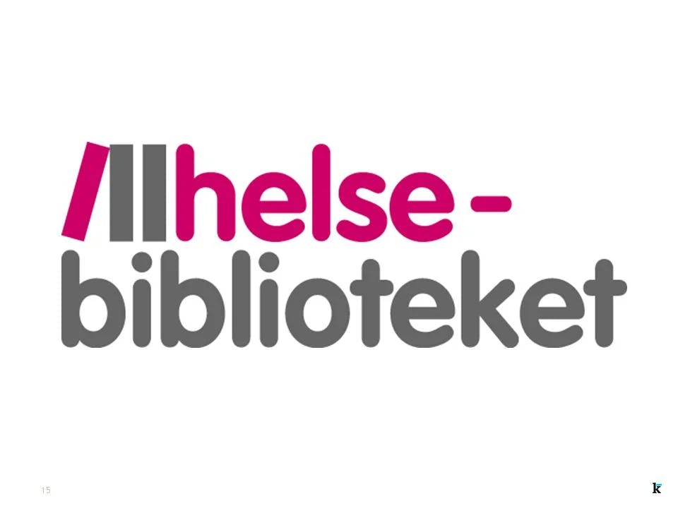 Logo for helsebiblioteket