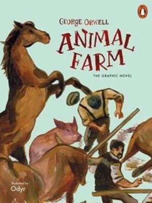 Omslag: "Animal farm" av George Orwell